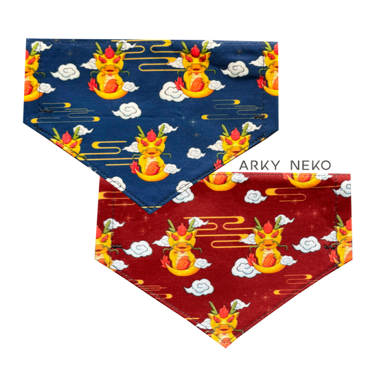 Fortune Dragon Bandana Large