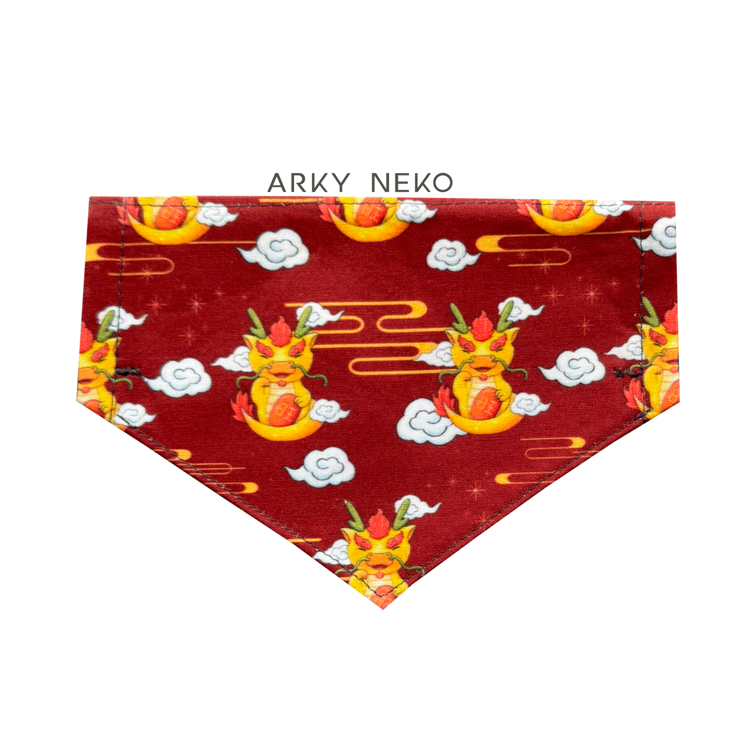 Fortune Dragon Bandana Large