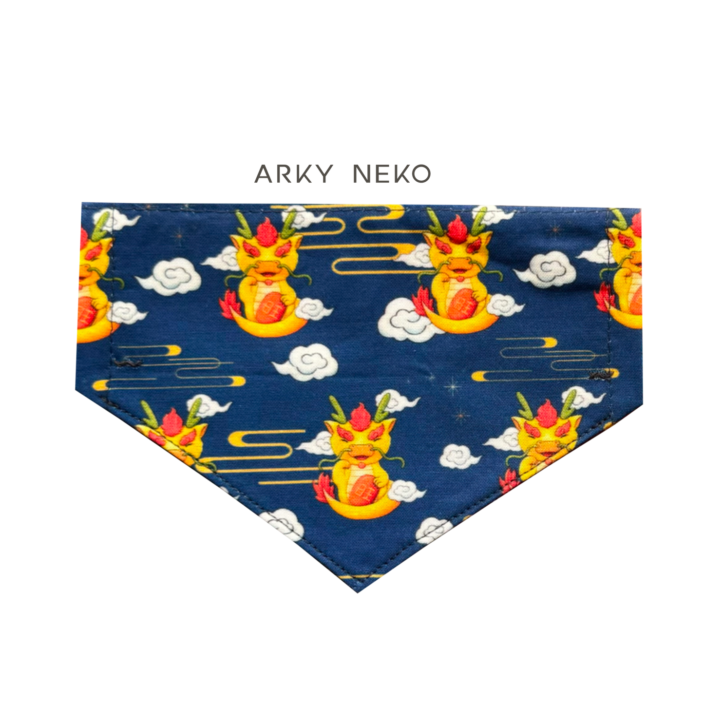 Fortune Dragon Bandana Large