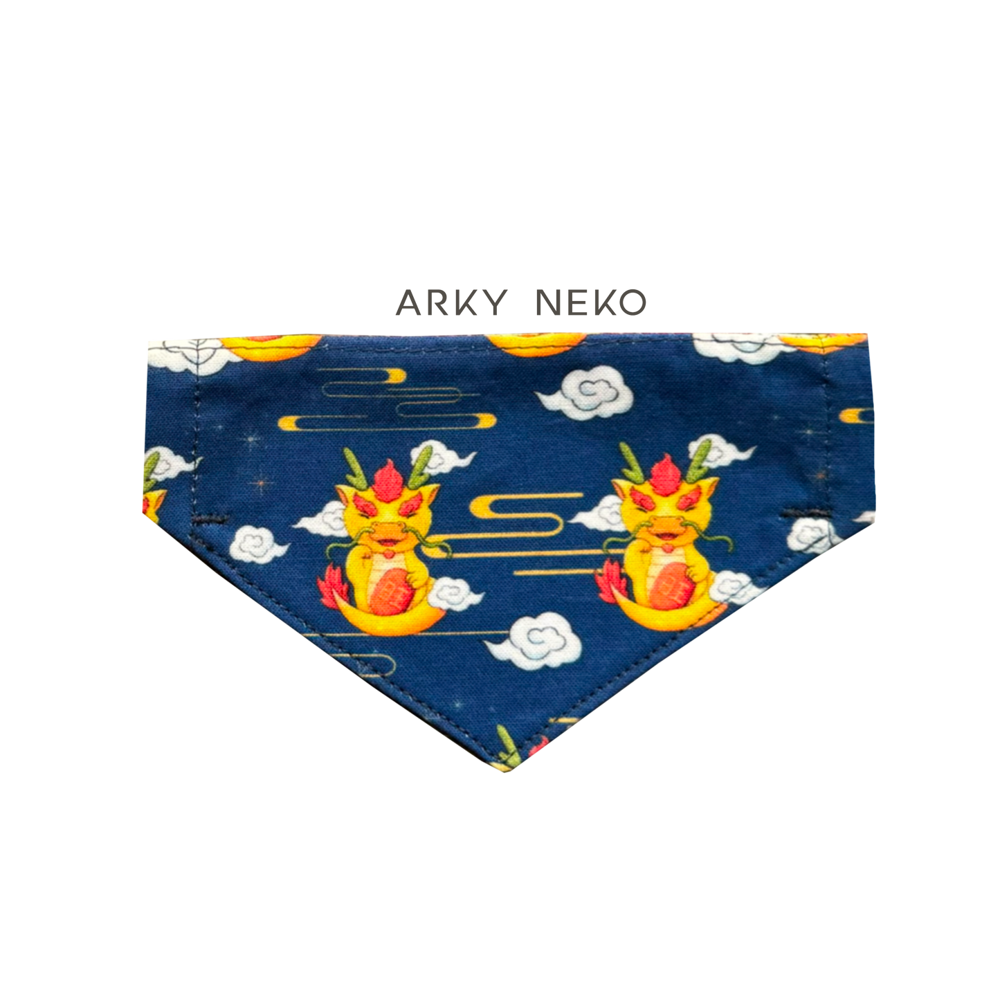 Fortune Dragon Bandana Small