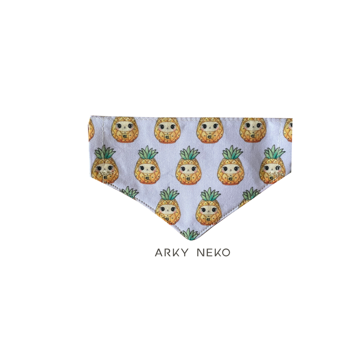 Pineappaw Darumeow Bandana
