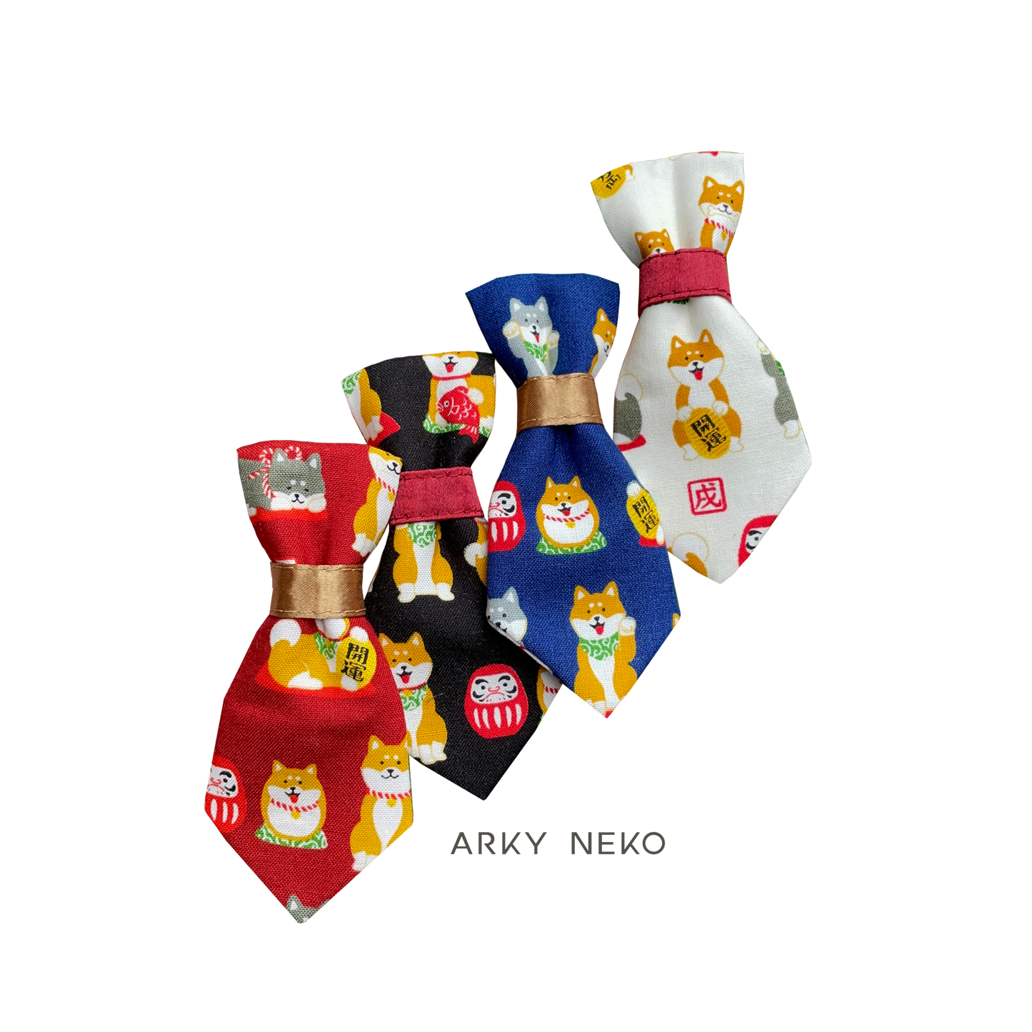 Maneki Shiba Tie