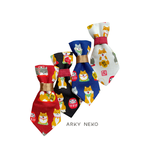 Maneki Shiba Tie