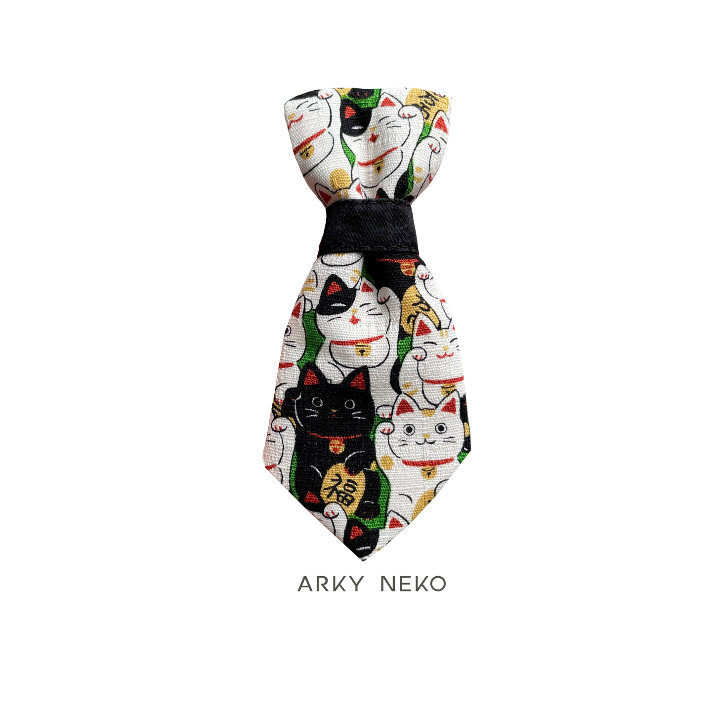 Maneki Neko Clowder Tie