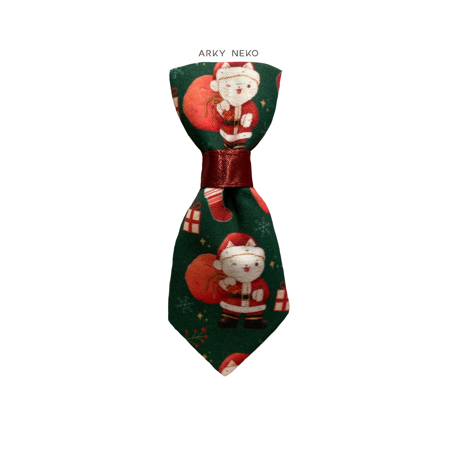 Santa Cat Festive Tie