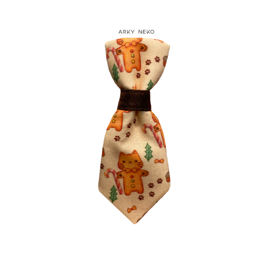 Gingerbread Cat Festive Tie