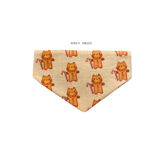 Gingerbread Cat Bandana